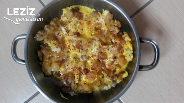Sağanda Peynirli Yumurtalı Kıtır Ekmek