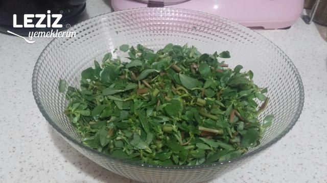 Semizotlu Nohutlu Enfes Salata