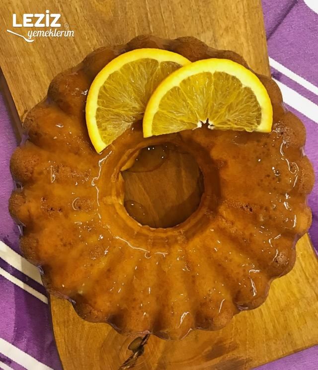 Portakallı Ve Soslu Kek Leziz Yemeklerim
