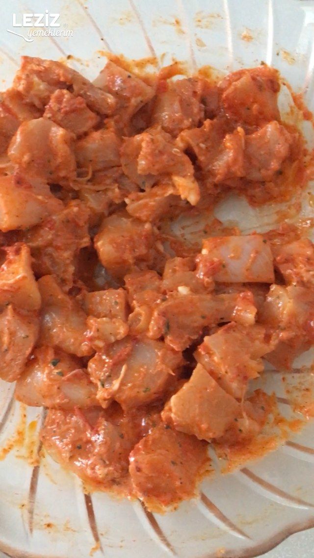 Fırın Poşetinde Tavuk Şiş