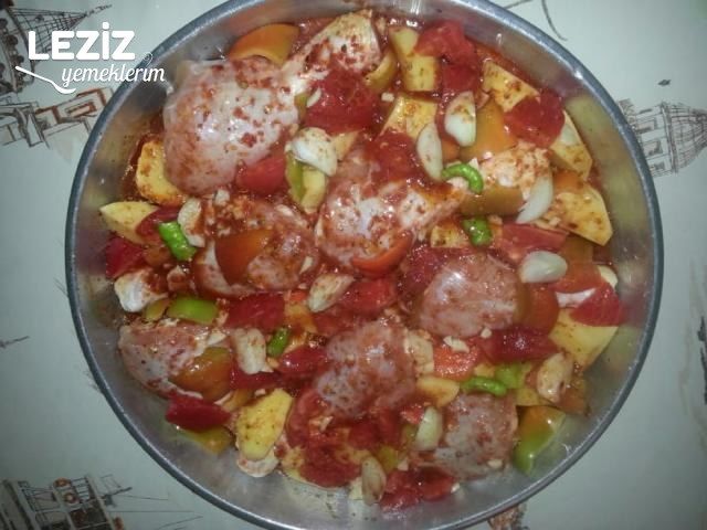 Fırında Sebzeli Baget