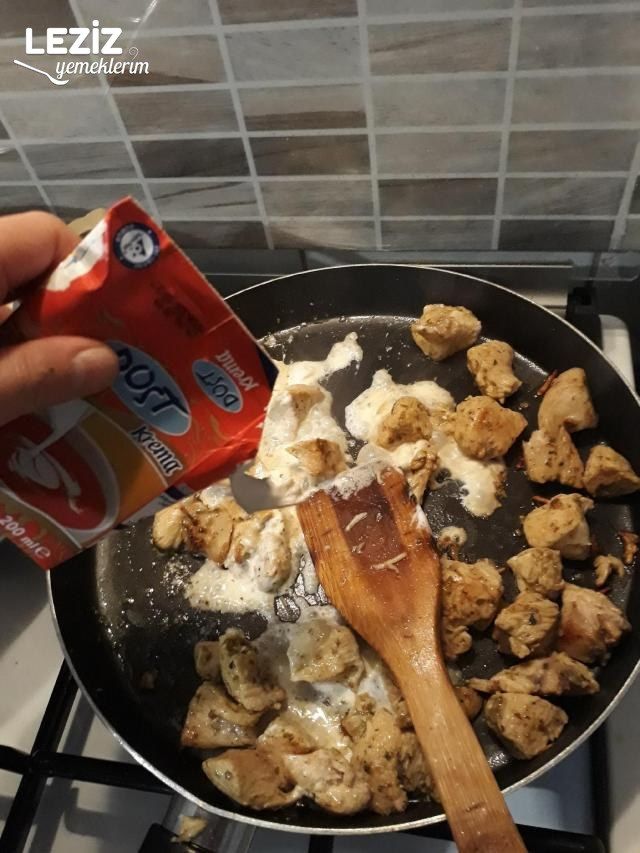 Körili Kremalı Tavuk