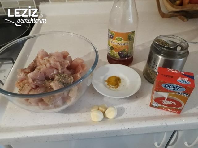 Körili Kremalı Tavuk