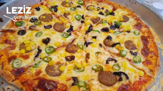 Tepside Karışık Pizza Tarifi (Hazırdan Güzel)