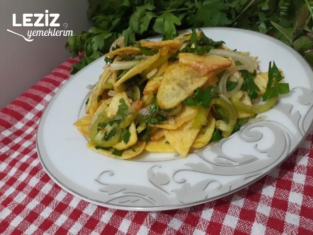 Kızarmış Patates Salatası Nasıl Yapılır?