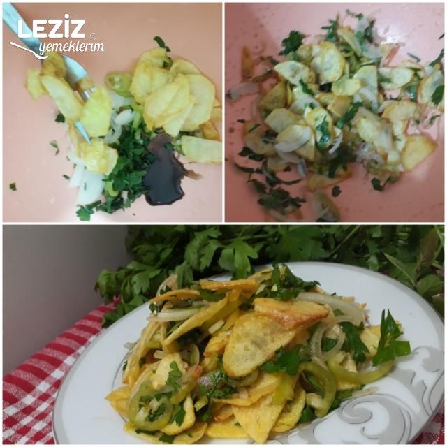 Kızarmış Patates Salatası Nasıl Yapılır?