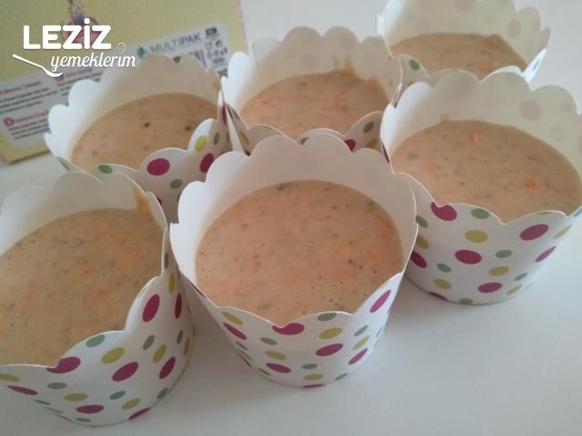 Çikolata Soslu Havuçlu Muffin