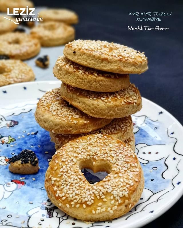 Kıyır Kıyır Tuzlu Kurabiye (Tadı Müthiş) Leziz Yemeklerim