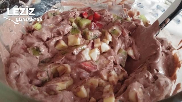 Çikolatalı Meyveli Parfe (14 Gün Dondurucuda Kalan)