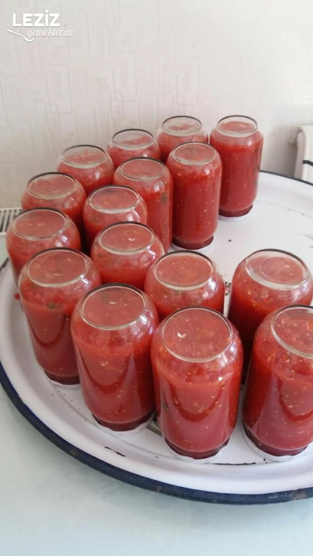 Kışlık Domates Konservesi