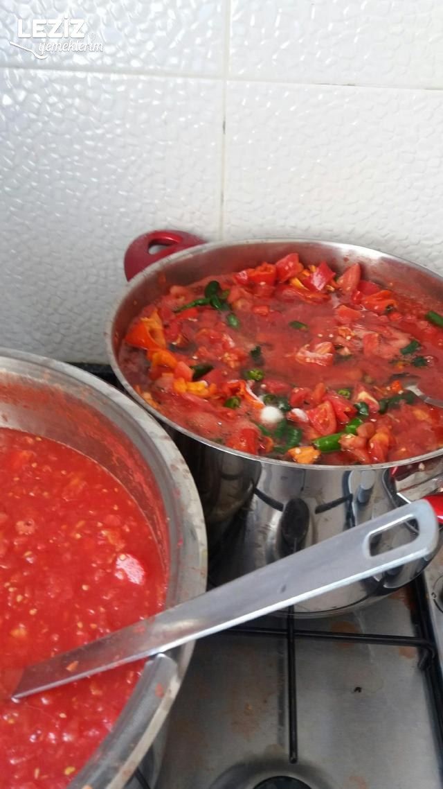 Kışlık Domates Konservesi