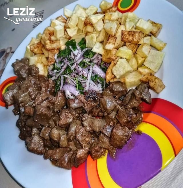 Patatesli Dana Ciğer Kavurma