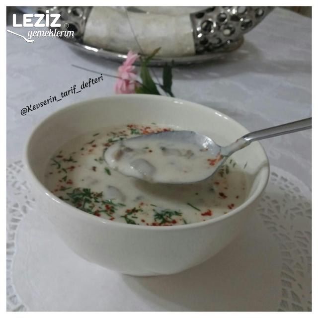 Mis Gibi Kremalı Mantar Çorbası