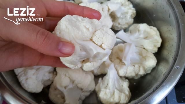 Karnabahar Kızartması (Sütlü Maden Sulu)