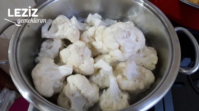 Karnabahar Kızartması (Sütlü Maden Sulu)