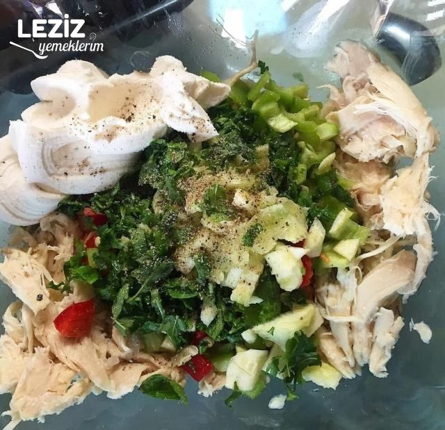 Tavuklu Kremalı Kabak Sandal