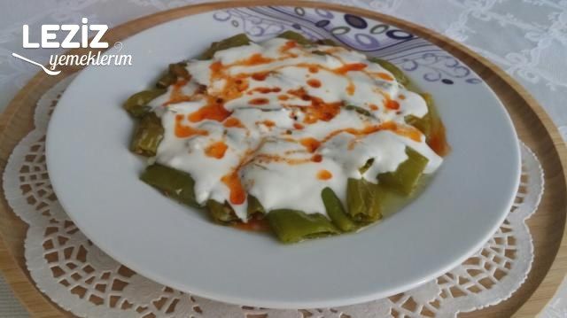 Yoğurtlu Yeşil Biber Kızartması