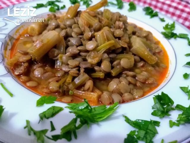 Ispanaklı Yeşil Mercimek Yemeği