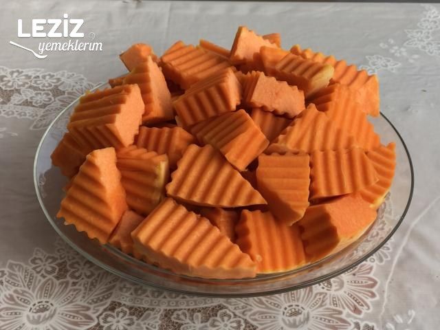 Lokum Tadında Kabak Tatlısı