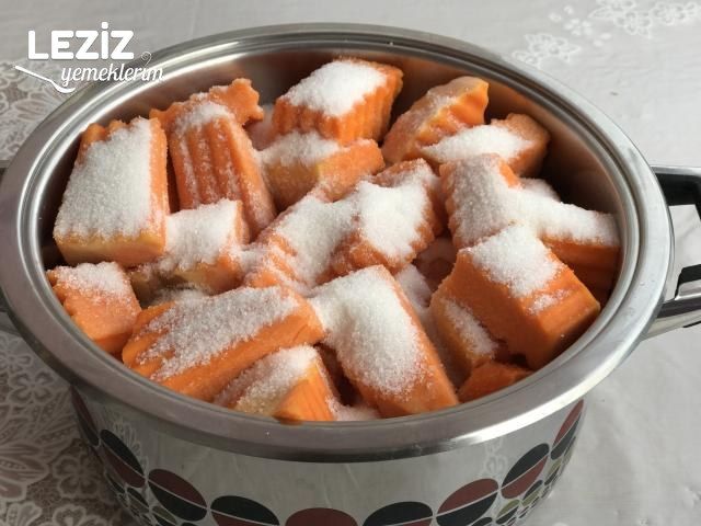 Lokum Tadında Kabak Tatlısı