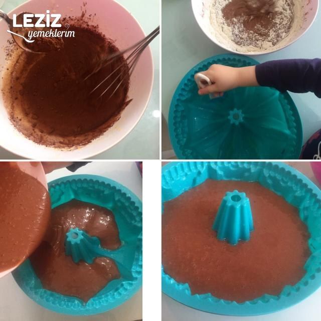 Tencerede Pişen Kalıpta Yumuşacık Islak Kek