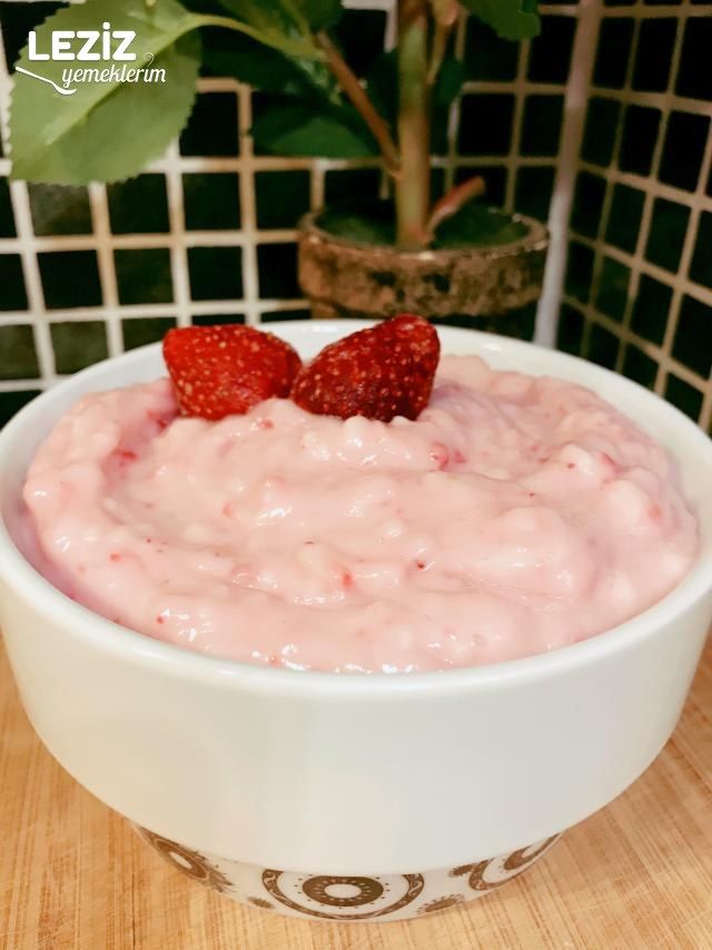 Çilekli Yaş Pasta Kreması