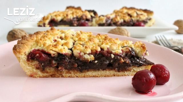 Pudingli Vişne Parçalı Turta