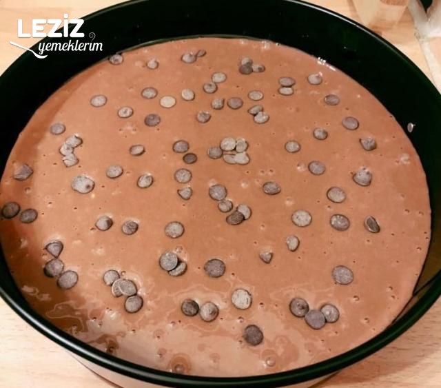 Cevizli Ve Damla Çikolatalı Kakaolu Pamuk Kek