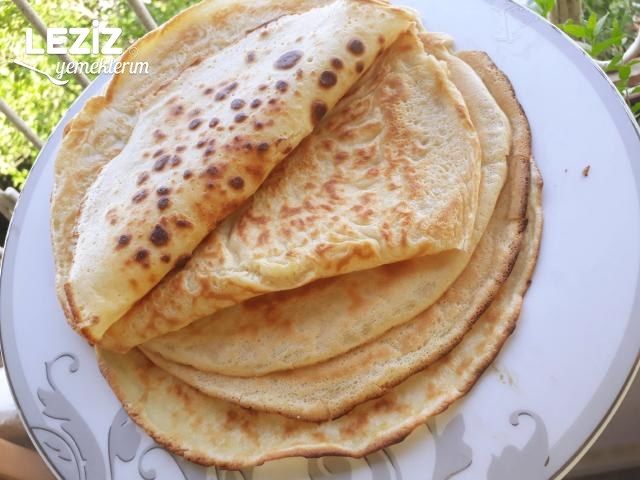 Kahvaltıya Sade Krep