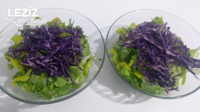 Sumaklı Nar Ekşili Diyet Salata