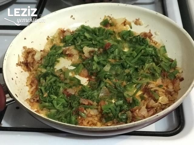 Ispanak Sapı / Kökü Kavurması