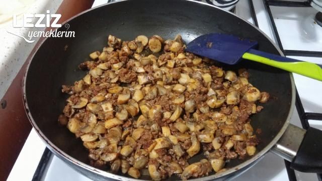 Kıymalı Mantarlı Börek