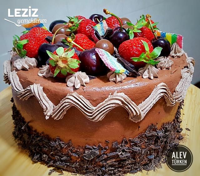 Şahane Duble Çikolatalı Pasta (Aşama Aşama)