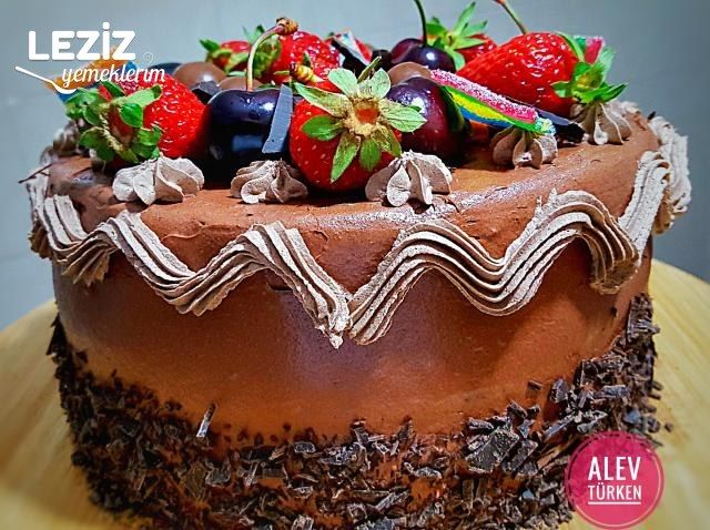 Şahane Duble Çikolatalı Pasta (Aşama Aşama)