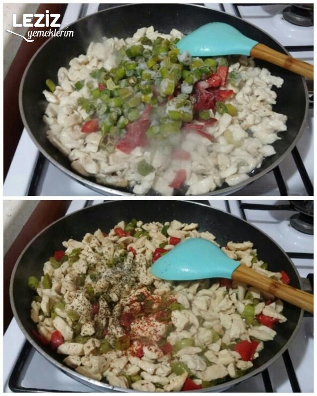 Enfes Ev Yapımı Tavuklu Dürüm