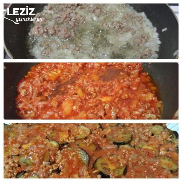 Fırında Nefis Patlıcan Graten (Kızartmadan)