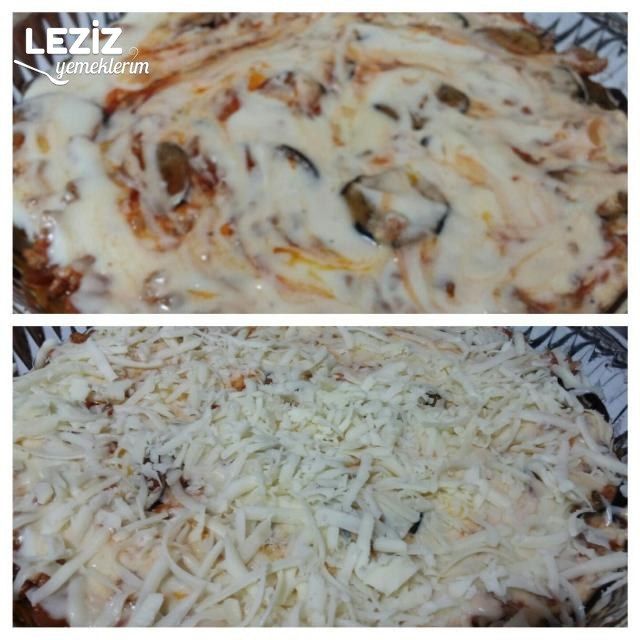 Fırında Nefis Patlıcan Graten (Kızartmadan)