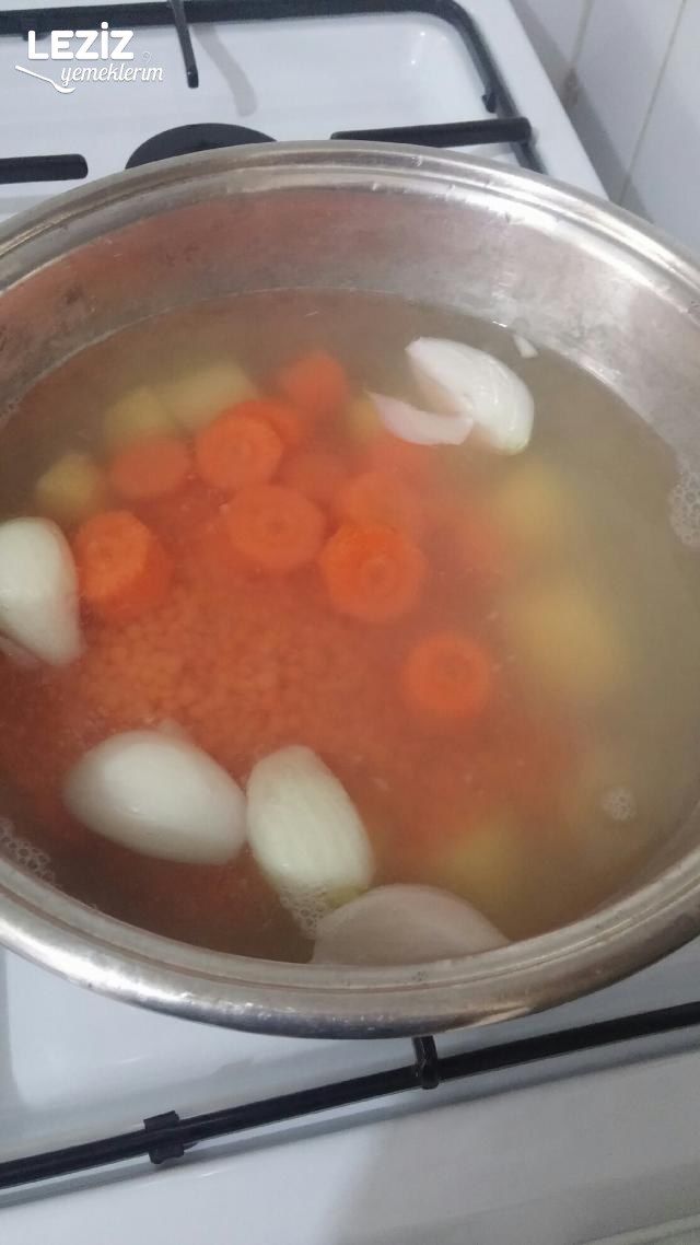 Mercimek Çorbası Yapımı