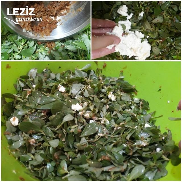 Peynirli Semizotlu Tepsi Böreği