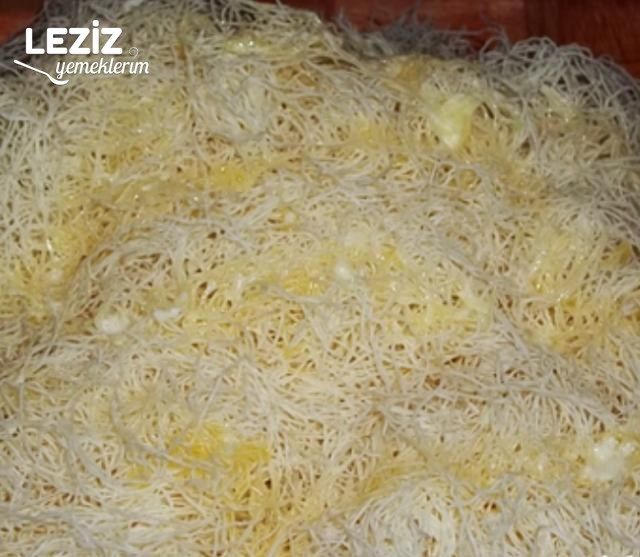 Cevizli Tel Kadayıf Yapımı