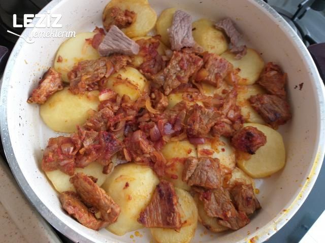 Patatesli Çevirme Pilavı Tarifi