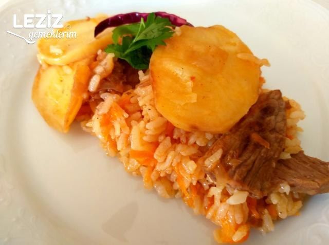 Patatesli Çevirme Pilavı Tarifi