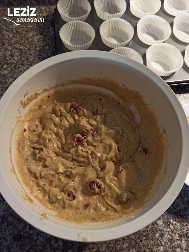 Frambuazlı Portakallı Cupcakeler