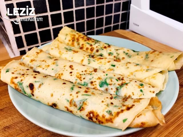 Peynirli Ve Maydanozlu Krep