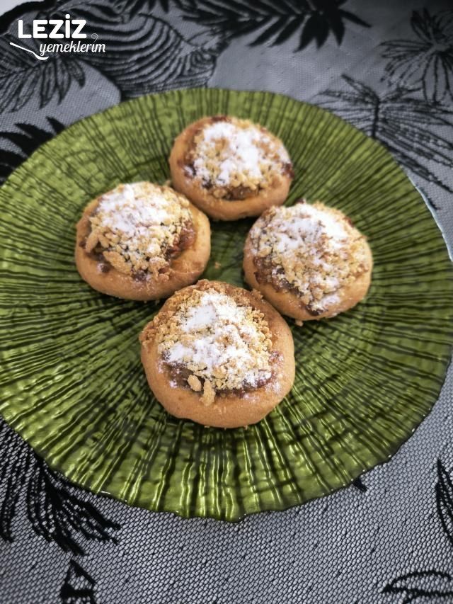 Elmalı Crumble Kurabiye
