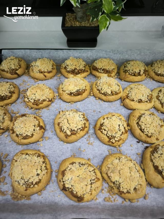 Elmalı Crumble Kurabiye