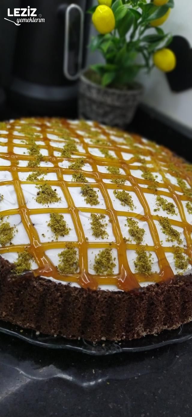 Muzlu Damla Çikolatalı Tart Kek