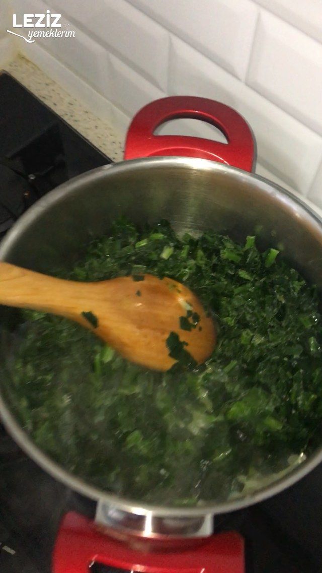 Ispanak Borani Yapımı