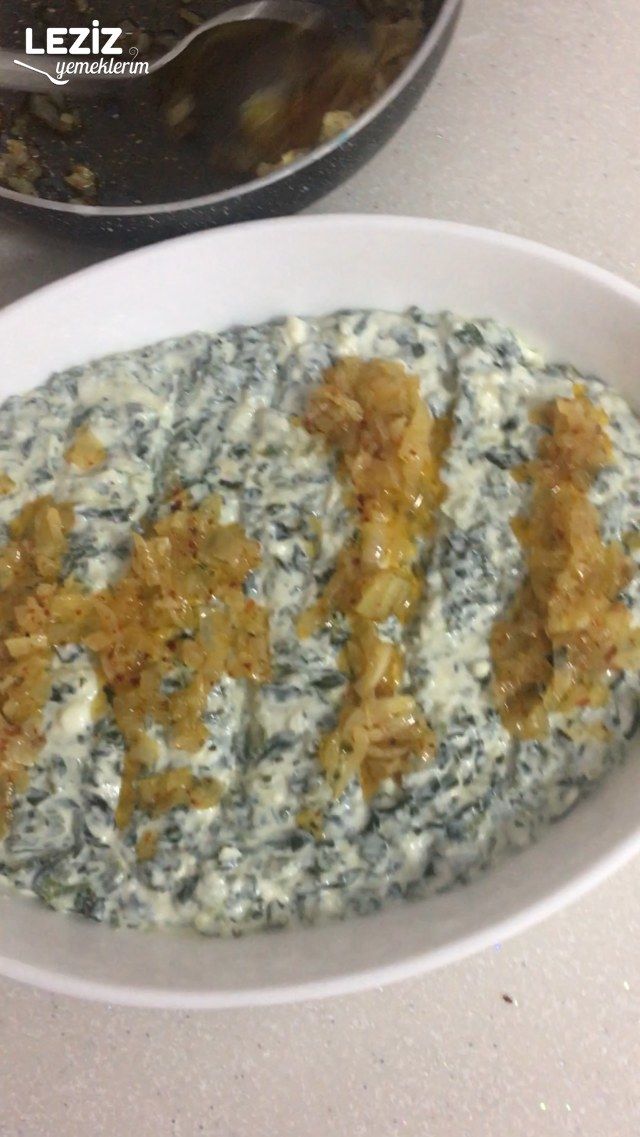 Ispanak Borani Yapımı