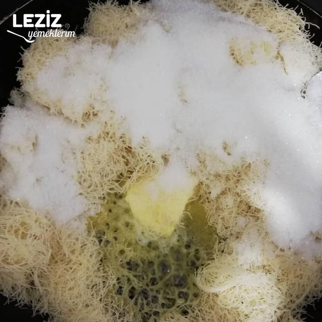 Enfes Kadayıflı Muhallebi